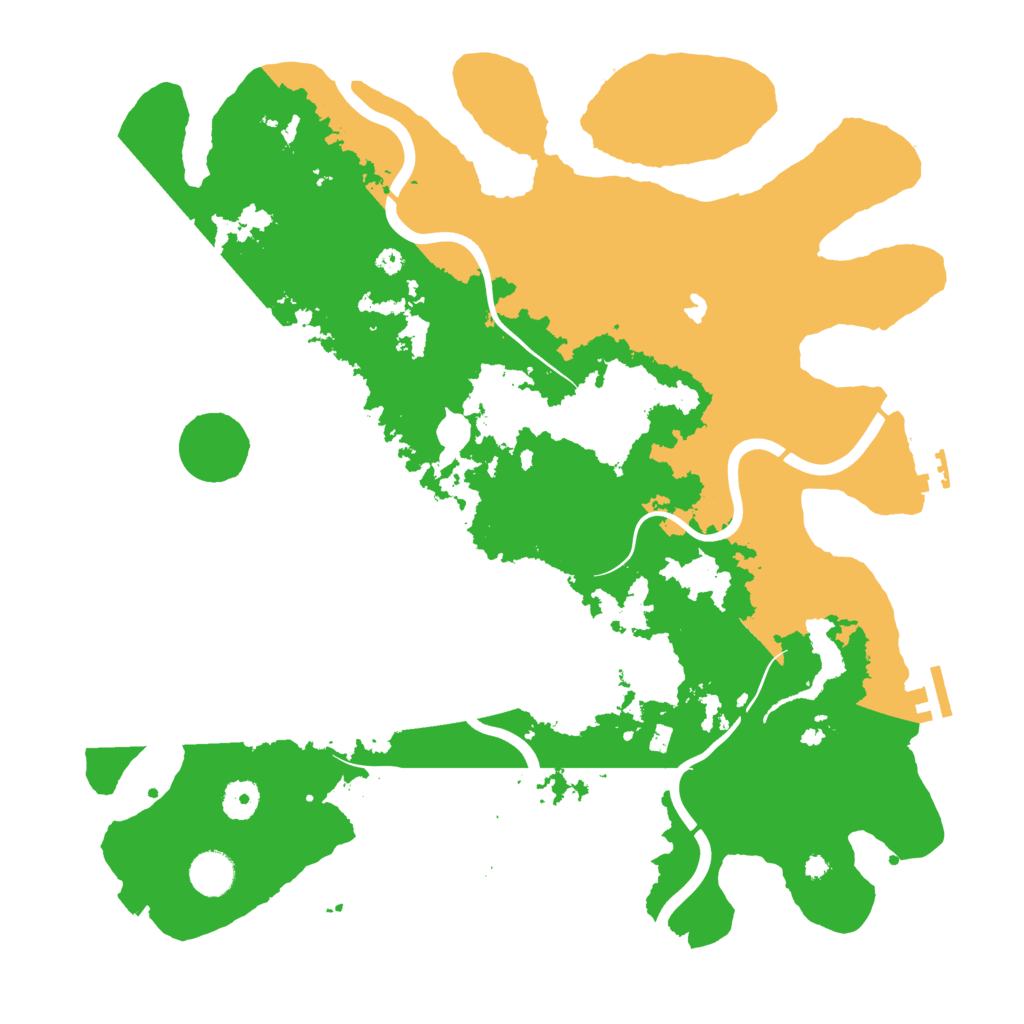 Biome Rust Map: Procedural Map, Size: 4000, Seed: 18367