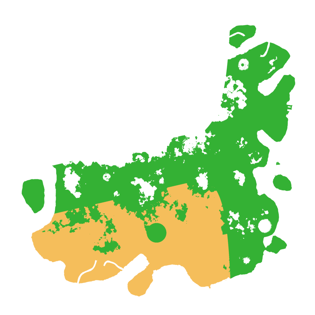 Biome Rust Map: Procedural Map, Size: 4250, Seed: 889620