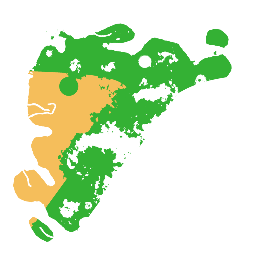 Biome Rust Map: Procedural Map, Size: 3700, Seed: 1463305380