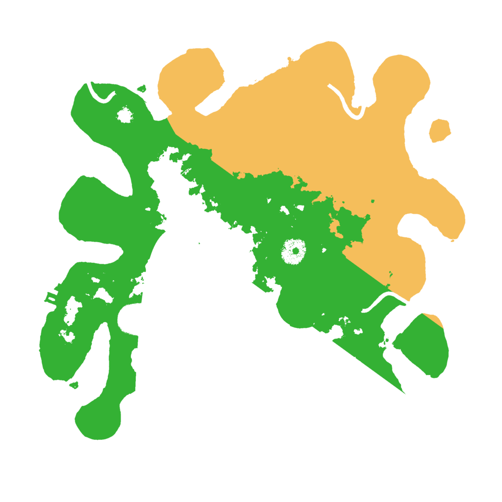 Biome Rust Map: Procedural Map, Size: 3000, Seed: 743654