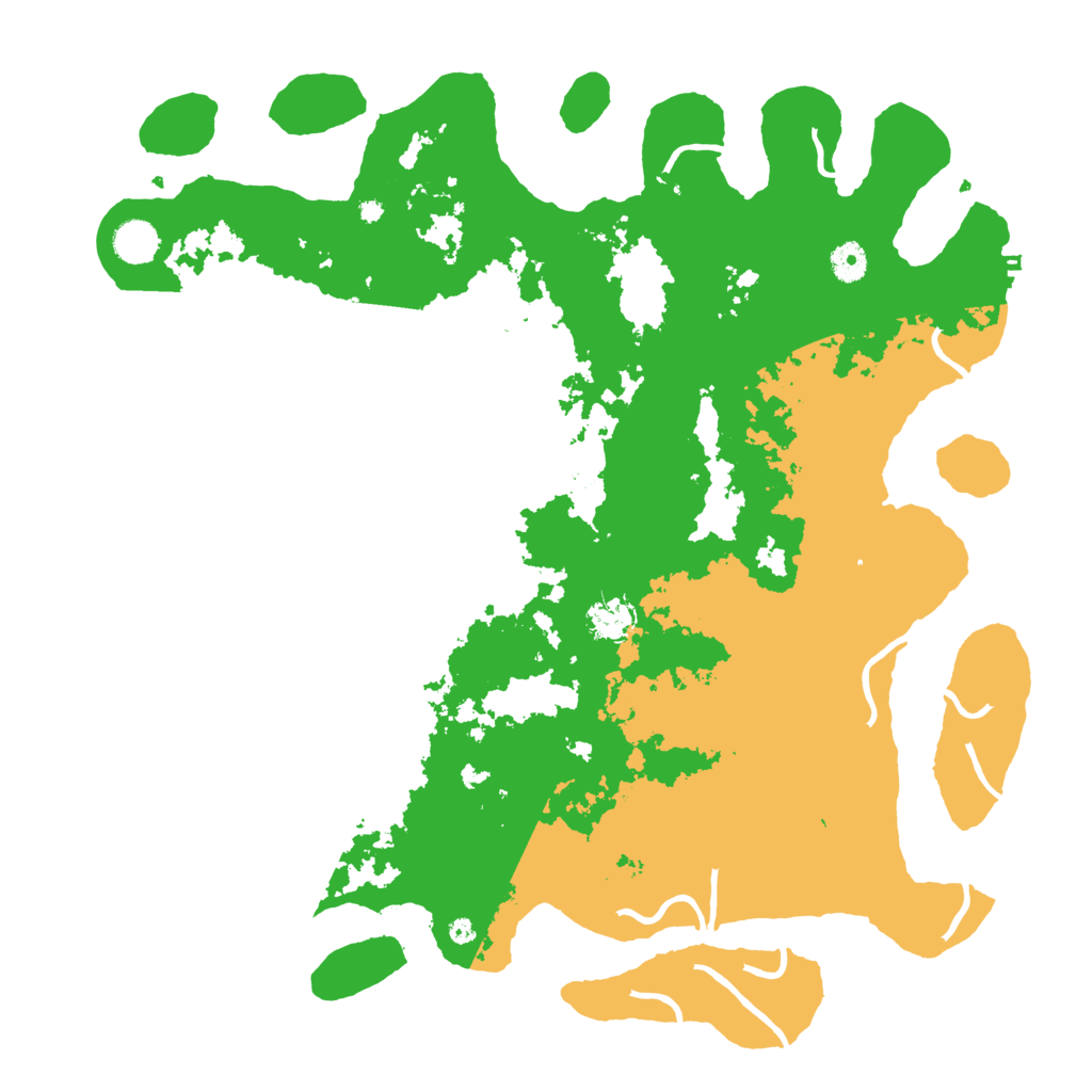 Biome Rust Map: Procedural Map, Size: 4350, Seed: 125