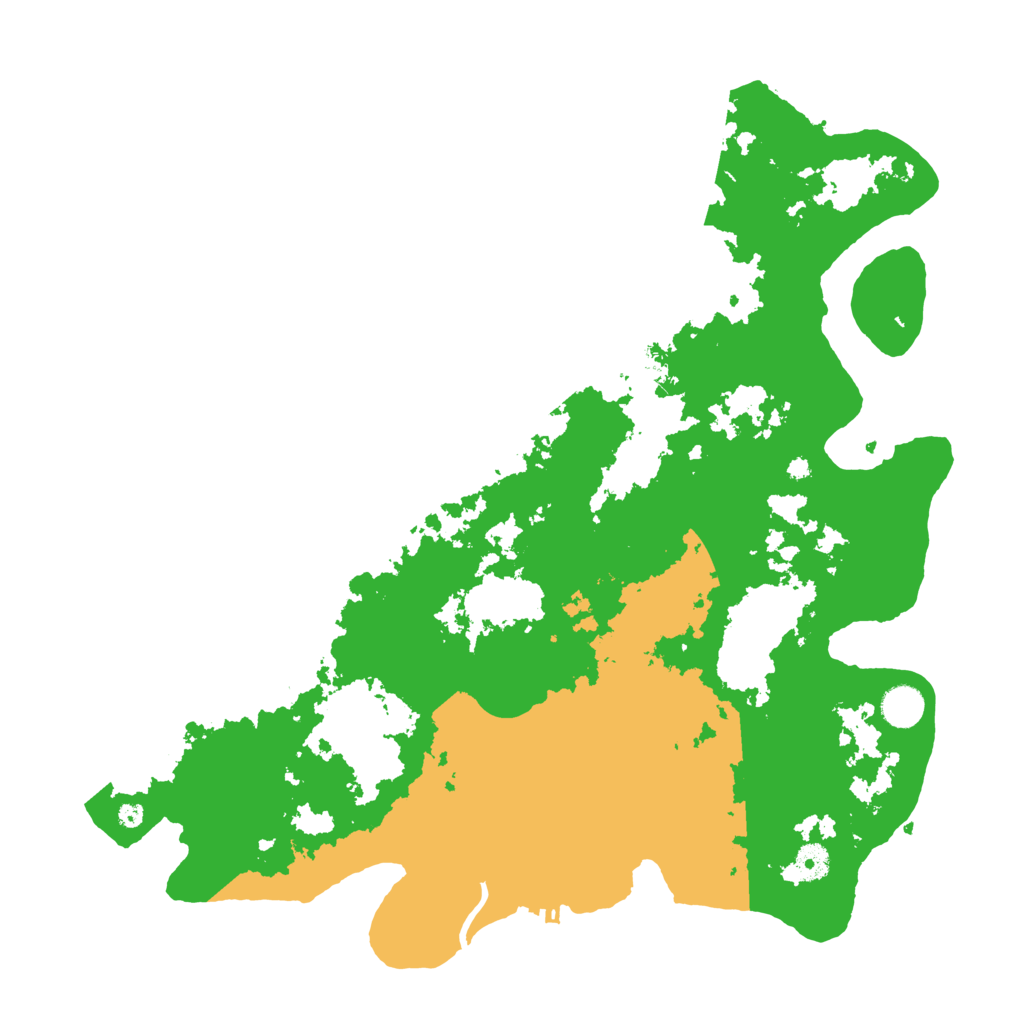 Biome Rust Map: Procedural Map, Size: 4250, Seed: 253958