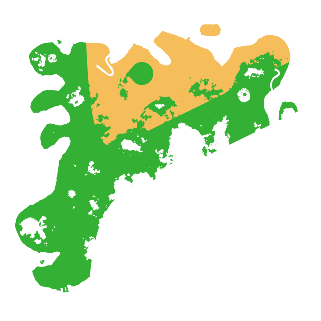 Biome Rust Map: Procedural Map, Size: 3700, Seed: 130368372