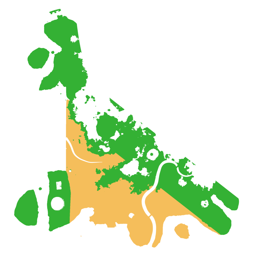 Biome Rust Map: Procedural Map, Size: 3500, Seed: 146231822