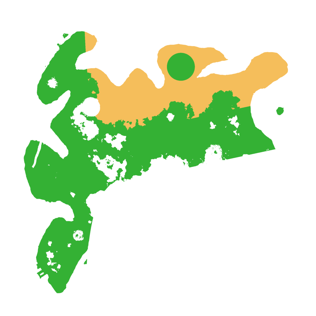 Biome Rust Map: Procedural Map, Size: 3000, Seed: 79941572