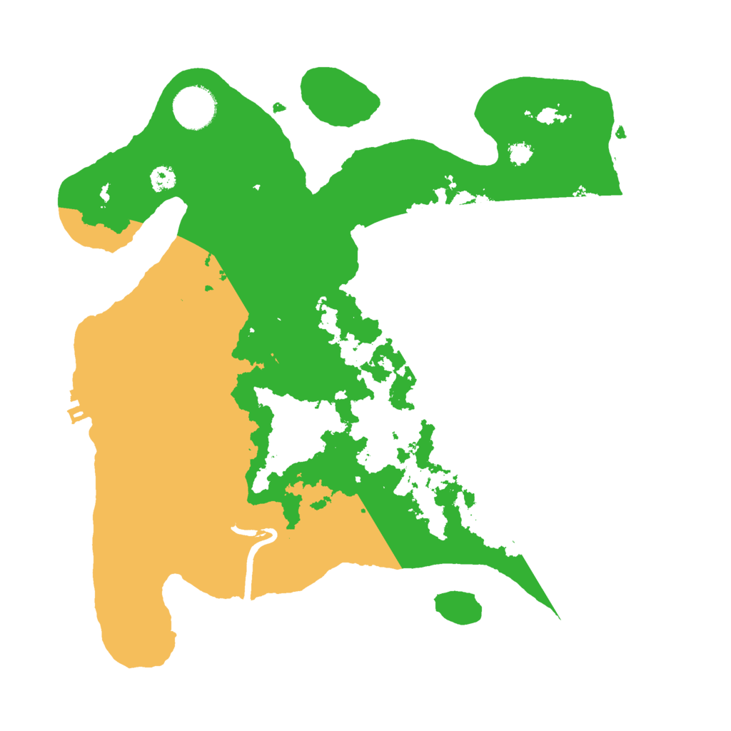 Biome Rust Map: Procedural Map, Size: 3000, Seed: 219761021