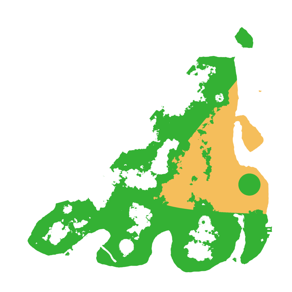 Biome Rust Map: Procedural Map, Size: 3500, Seed: 118443113