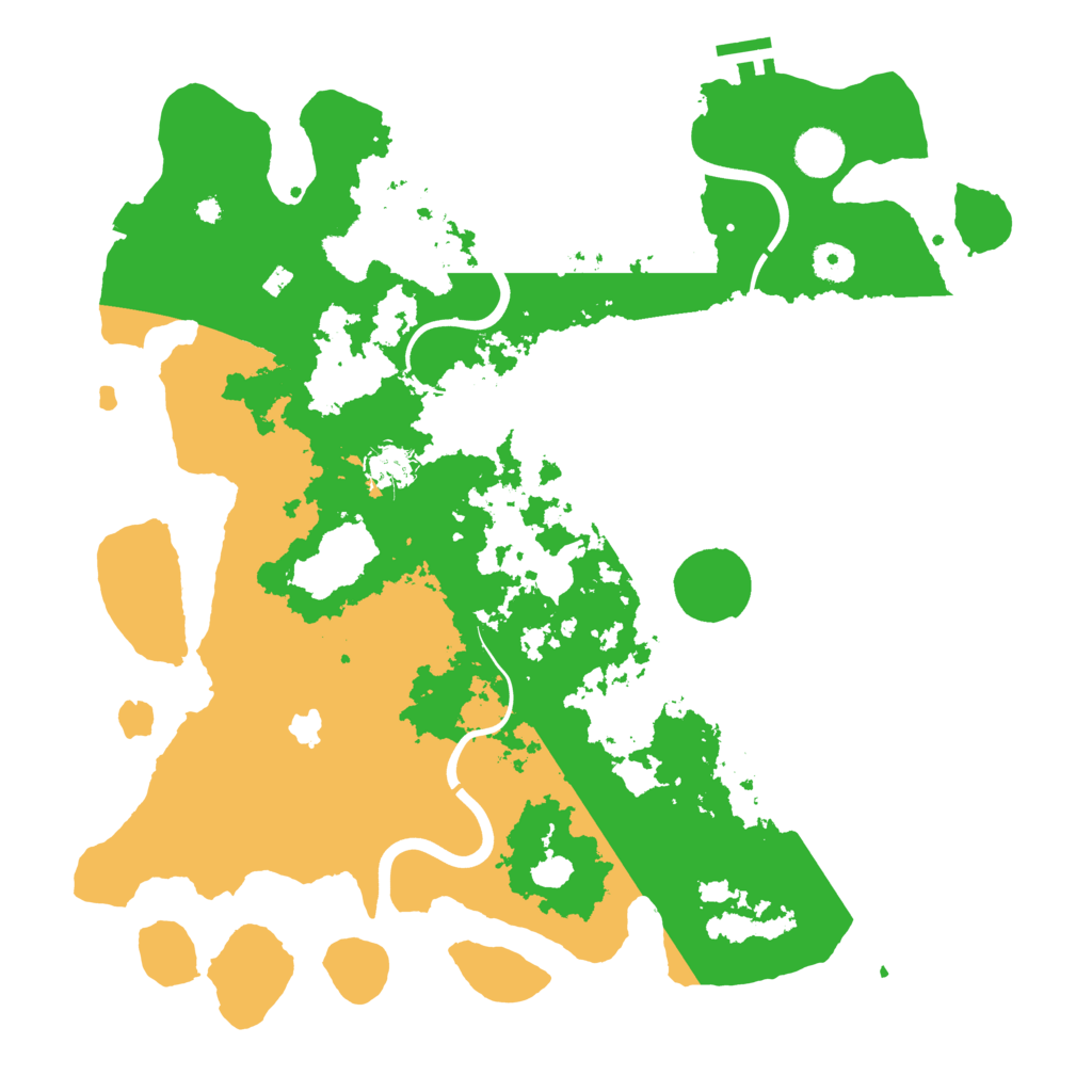 Biome Rust Map: Procedural Map, Size: 4000, Seed: 58771