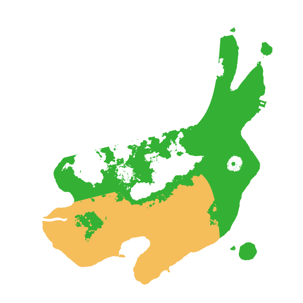 Biome Rust Map: Procedural Map, Size: 3000, Seed: 68495