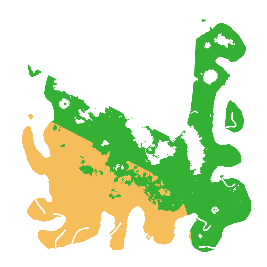 Biome Rust Map: Procedural Map, Size: 3850, Seed: 497061496