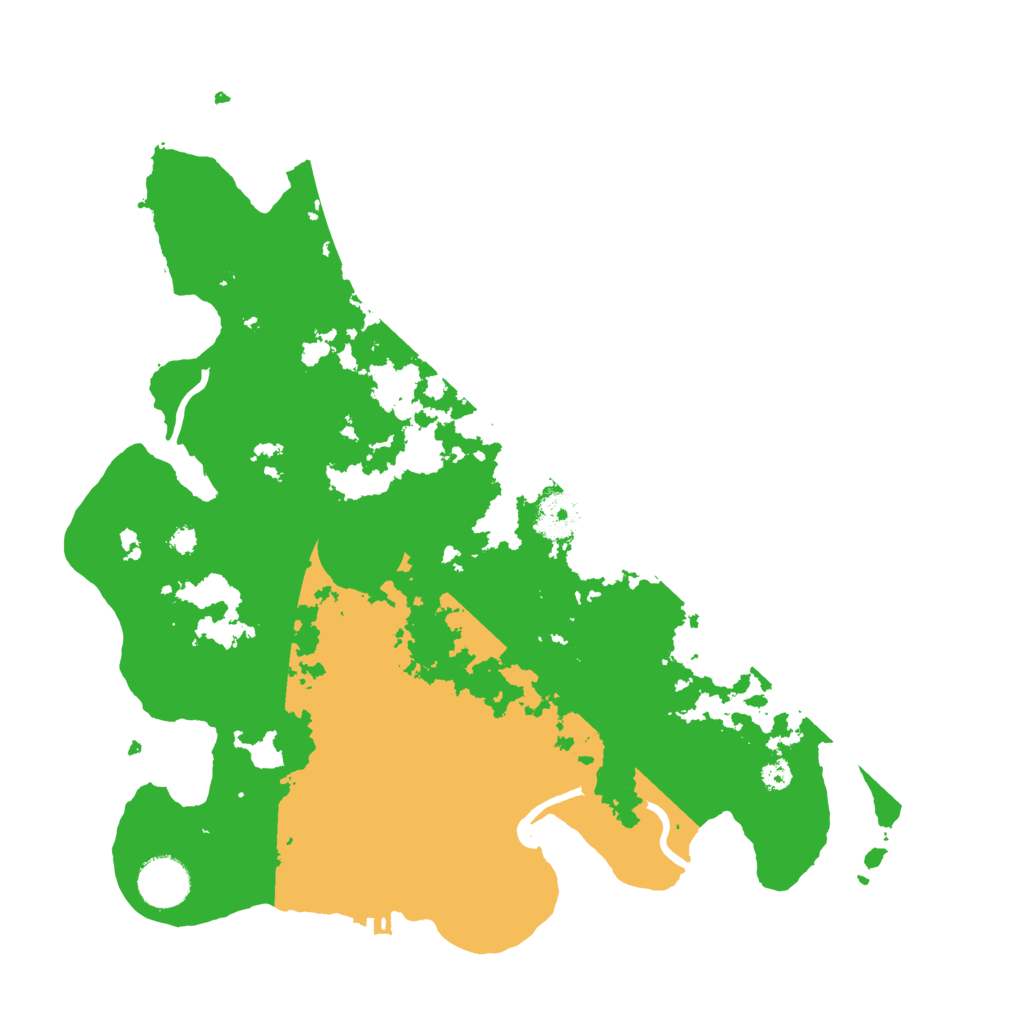 Biome Rust Map: Procedural Map, Size: 3500, Seed: 116709157
