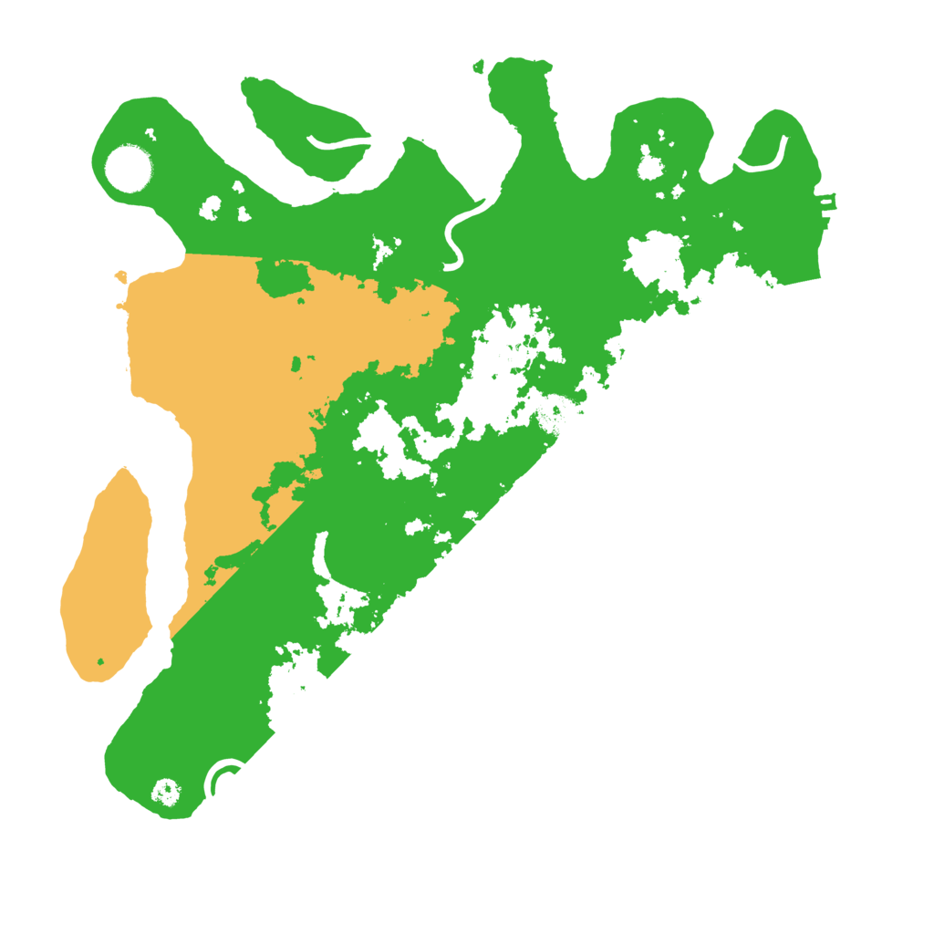 Biome Rust Map: Procedural Map, Size: 3500, Seed: 2039888306