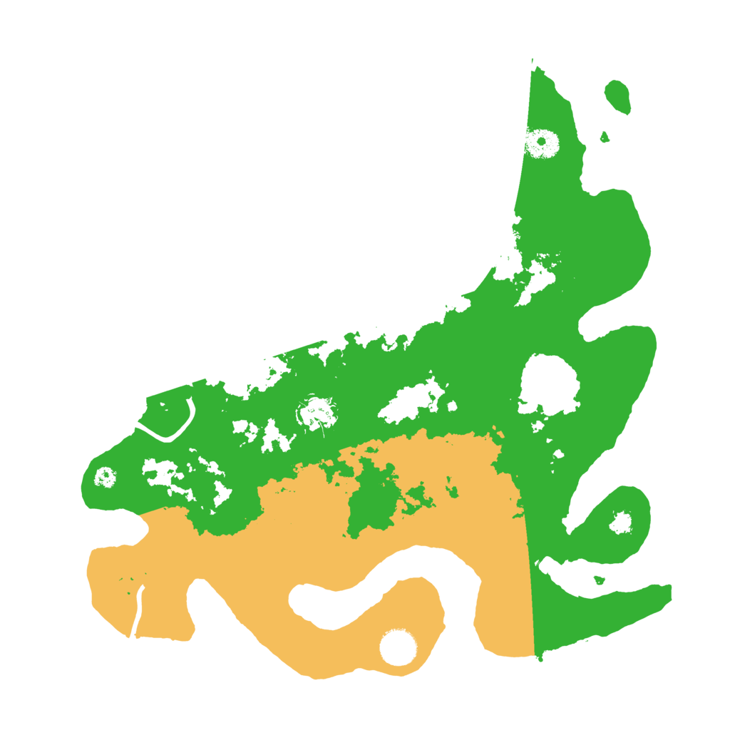 Biome Rust Map: Procedural Map, Size: 3500, Seed: 54171266