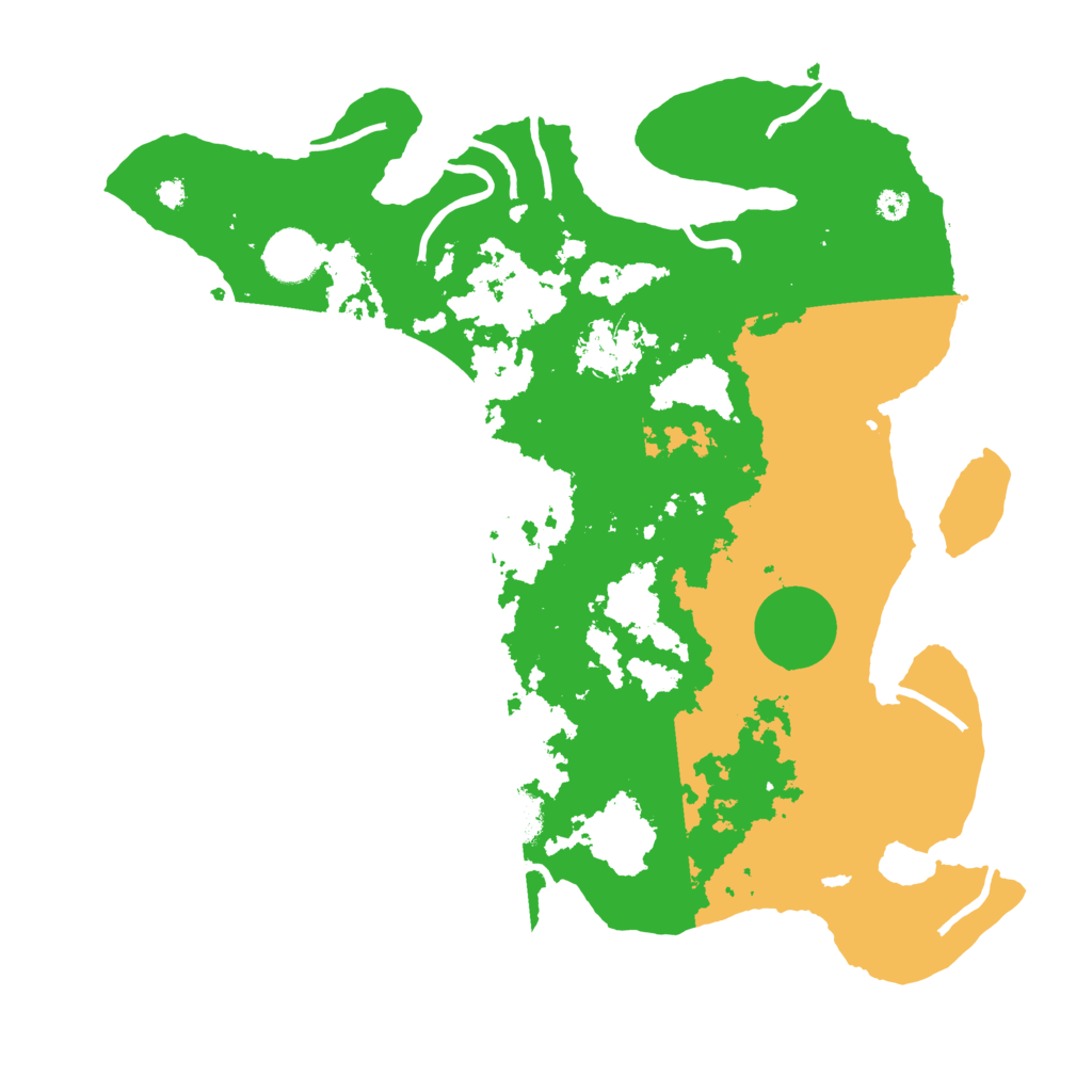 Biome Rust Map: Procedural Map, Size: 3500, Seed: 370192479