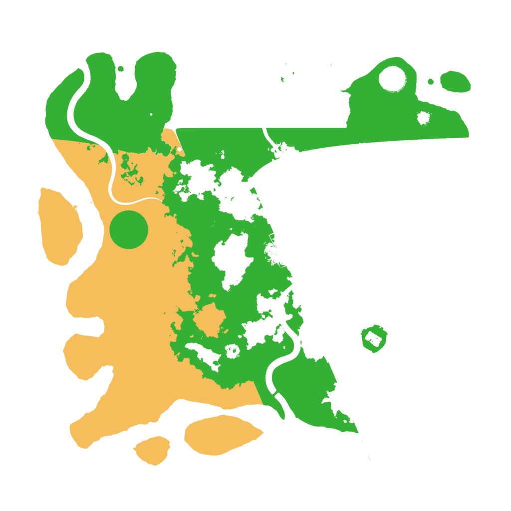 Biome Rust Map: Procedural Map, Size: 3500, Seed: 1716256752