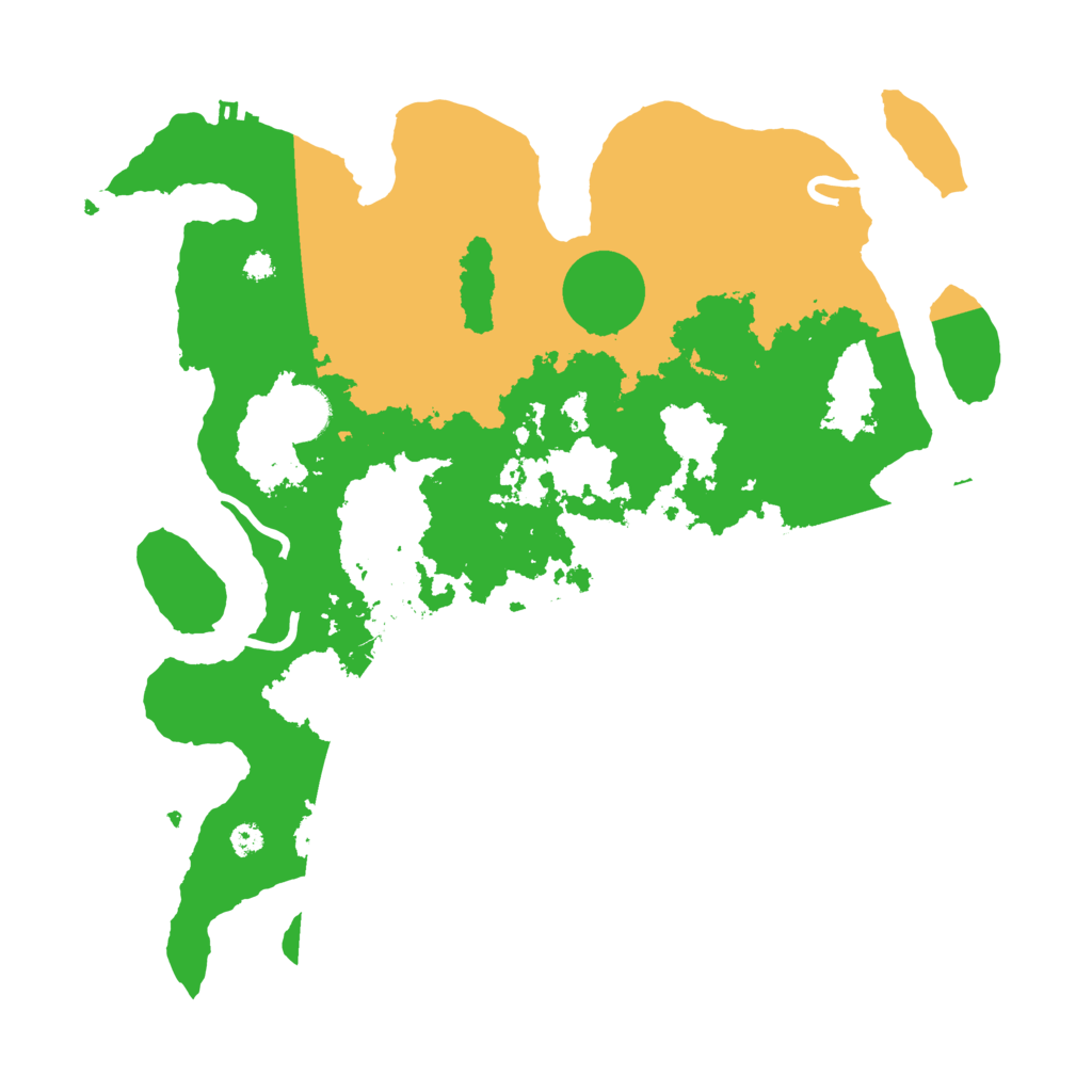 Biome Rust Map: Procedural Map, Size: 3500, Seed: 7845122