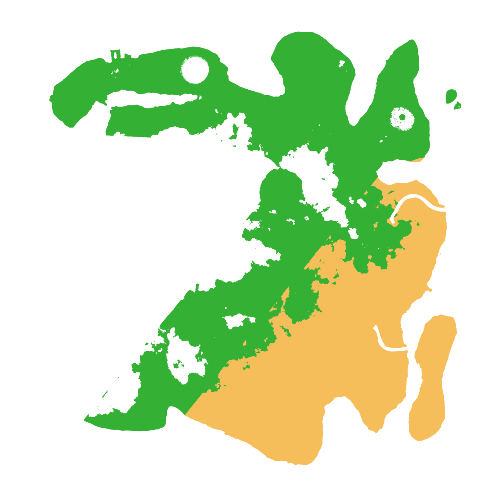 Biome Rust Map: Procedural Map, Size: 3250, Seed: 96