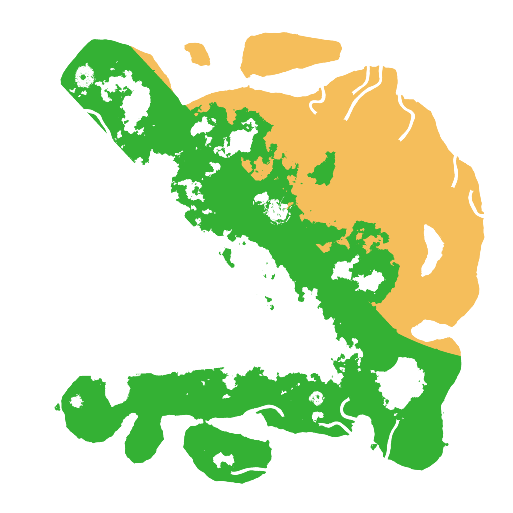 Biome Rust Map: Procedural Map, Size: 3800, Seed: 58111