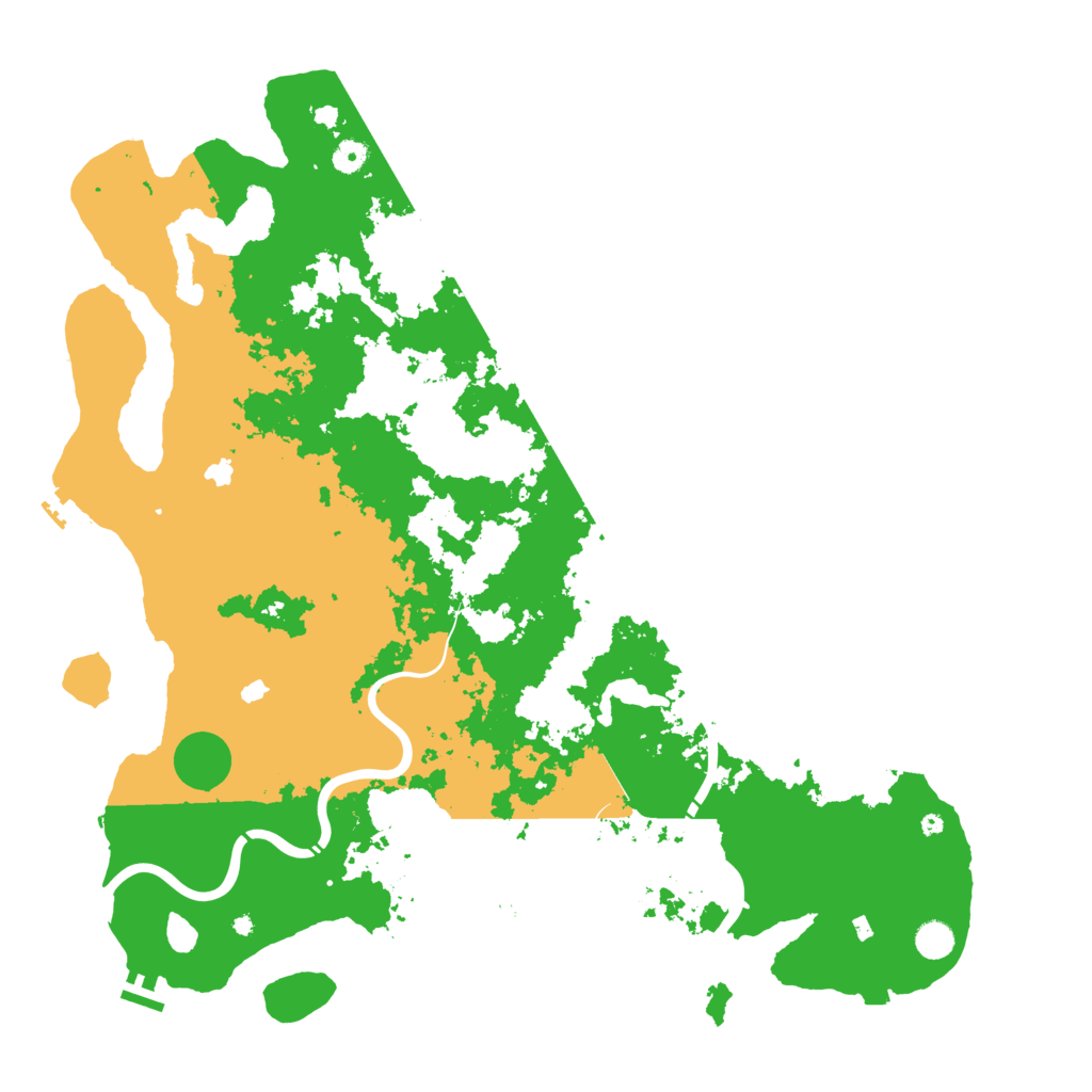 Biome Rust Map: Procedural Map, Size: 5000, Seed: 777296445