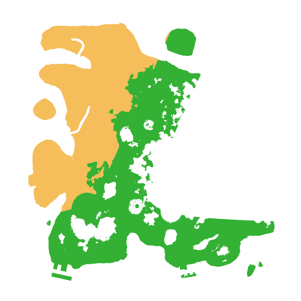 Biome Rust Map: Procedural Map, Size: 3000, Seed: 888452930