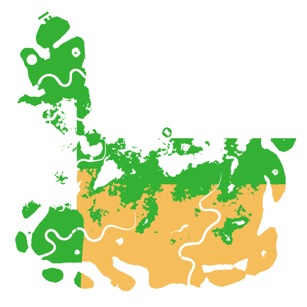 Biome Rust Map: Procedural Map, Size: 5200, Seed: 25706795