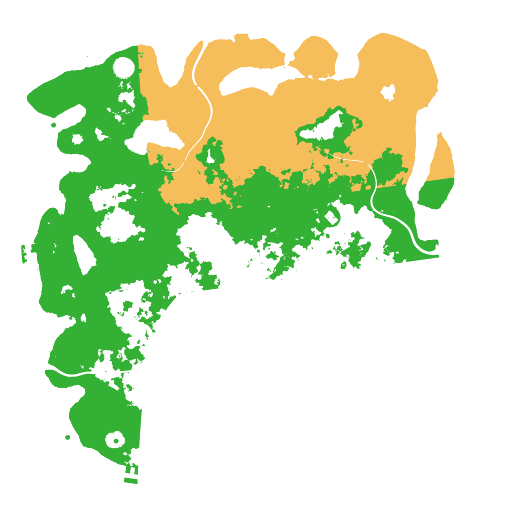 Biome Rust Map: Procedural Map, Size: 4250, Seed: 54