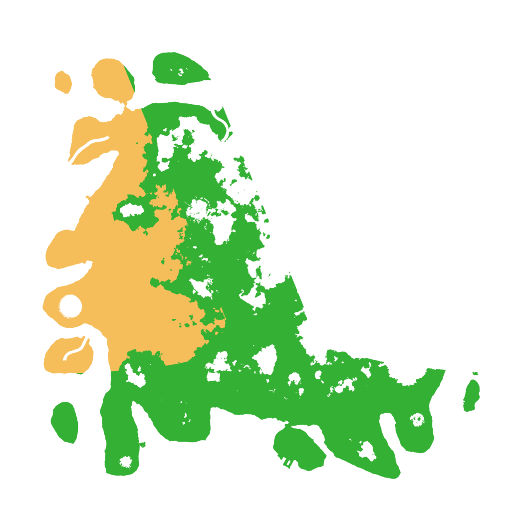 Biome Rust Map: Procedural Map, Size: 3950, Seed: 156970204