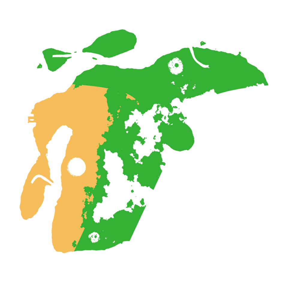 Biome Rust Map: Procedural Map, Size: 3000, Seed: 2118566458