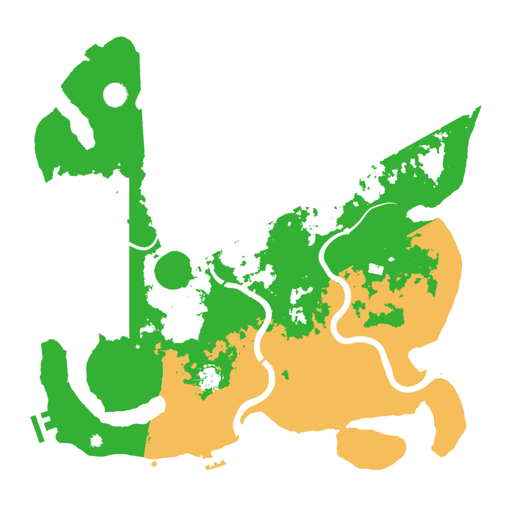 Biome Rust Map: Procedural Map, Size: 3750, Seed: 62789642