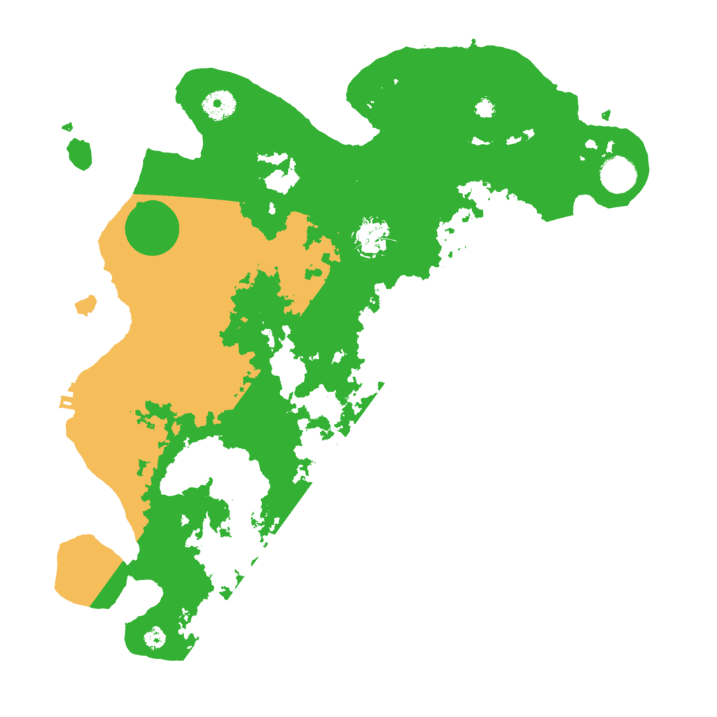 Biome Rust Map: Procedural Map, Size: 3500, Seed: 1236002341