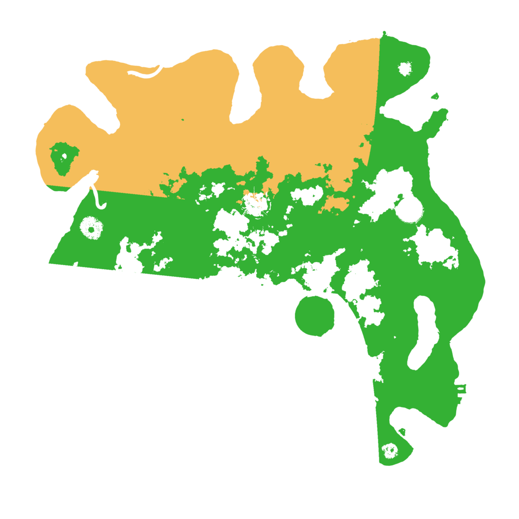 Biome Rust Map: Procedural Map, Size: 3500, Seed: 289393975