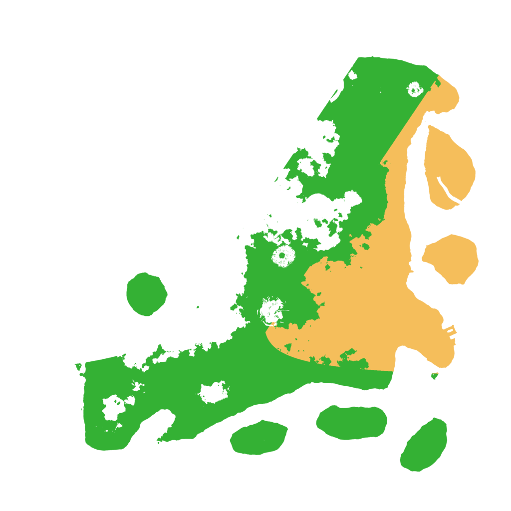 Biome Rust Map: Procedural Map, Size: 3500, Seed: 6172269