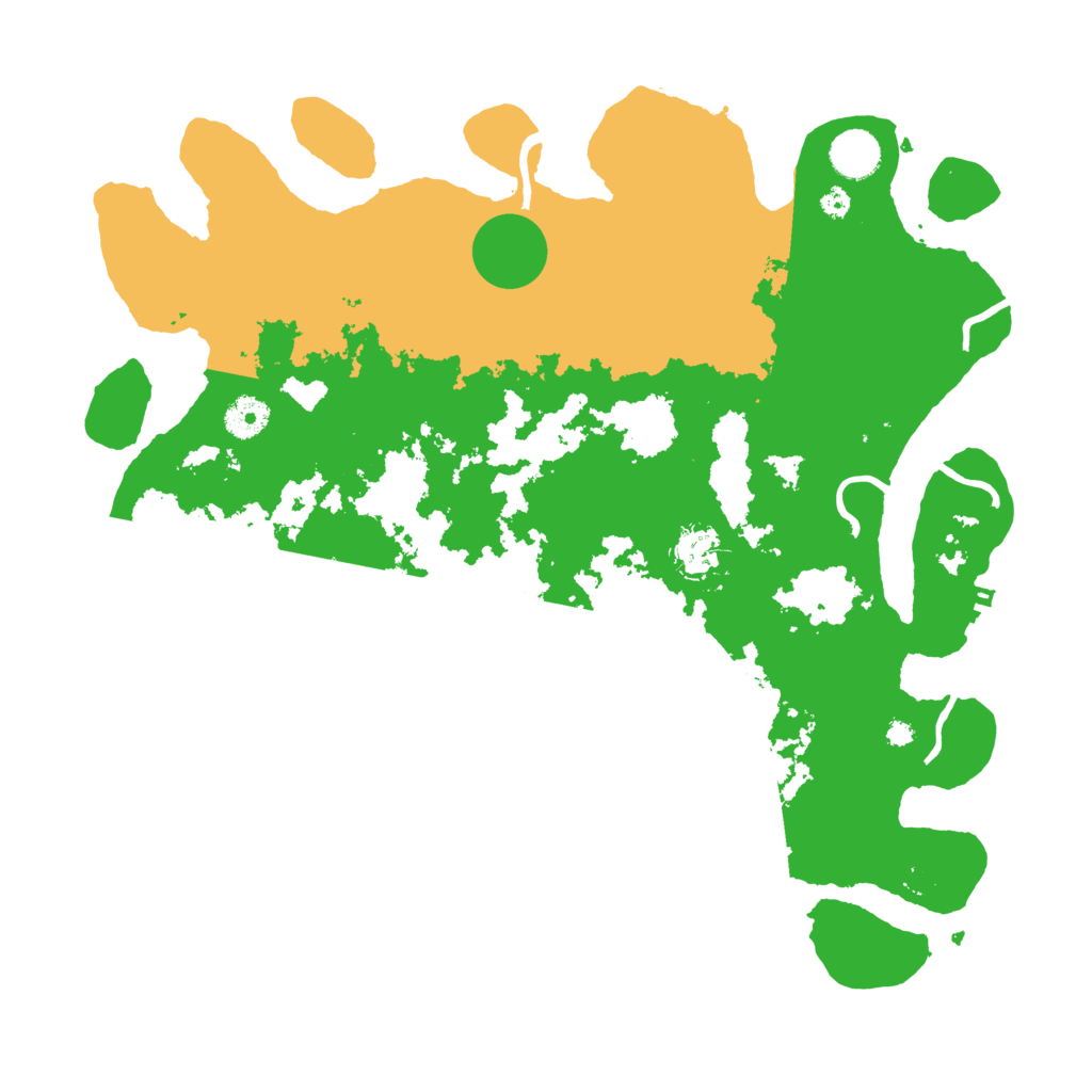 Biome Rust Map: Procedural Map, Size: 3850, Seed: 492304721