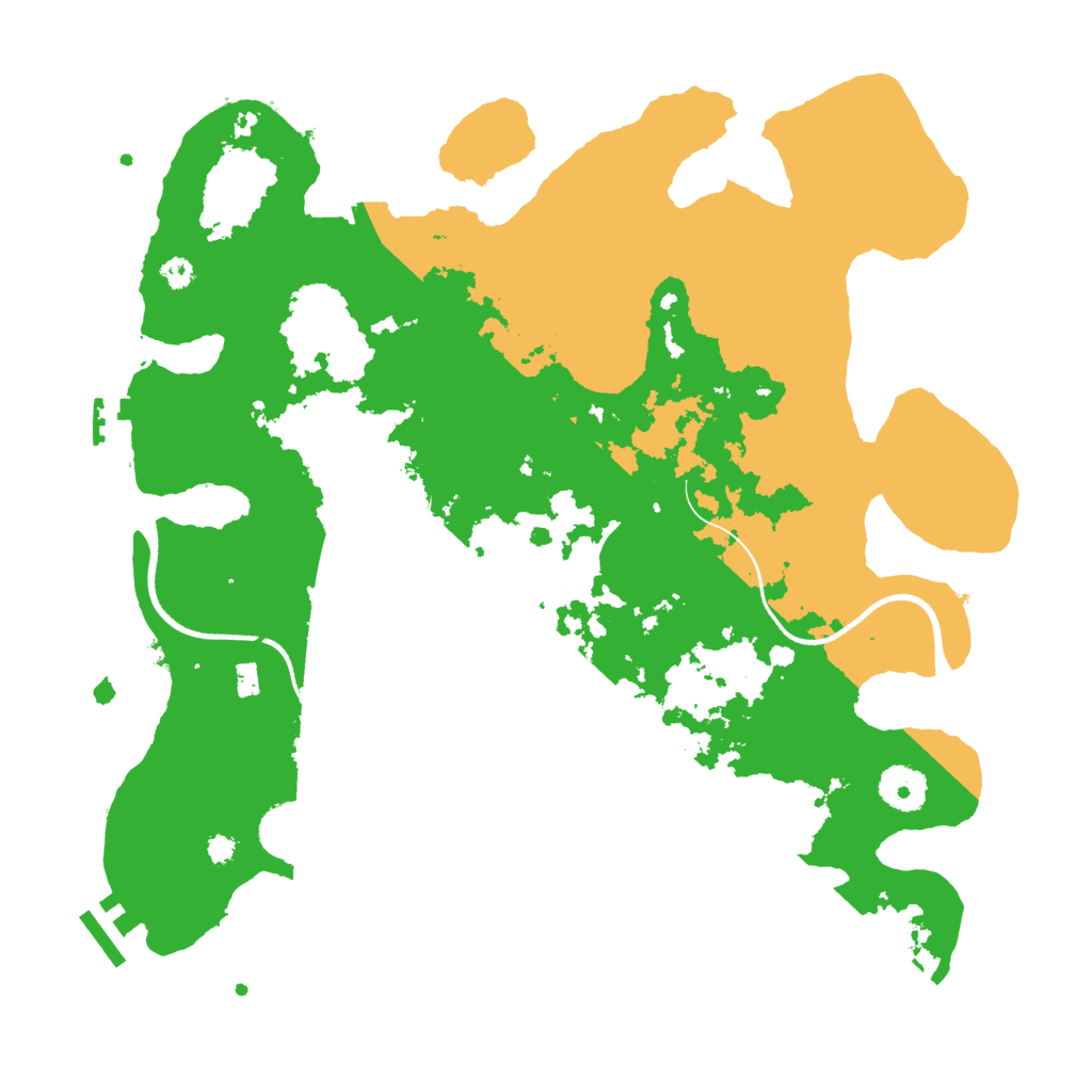 Biome Rust Map: Procedural Map, Size: 3500, Seed: 1482737541
