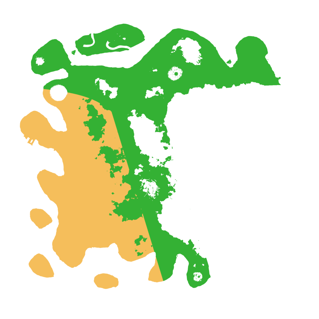 Biome Rust Map: Procedural Map, Size: 3500, Seed: 1636629747