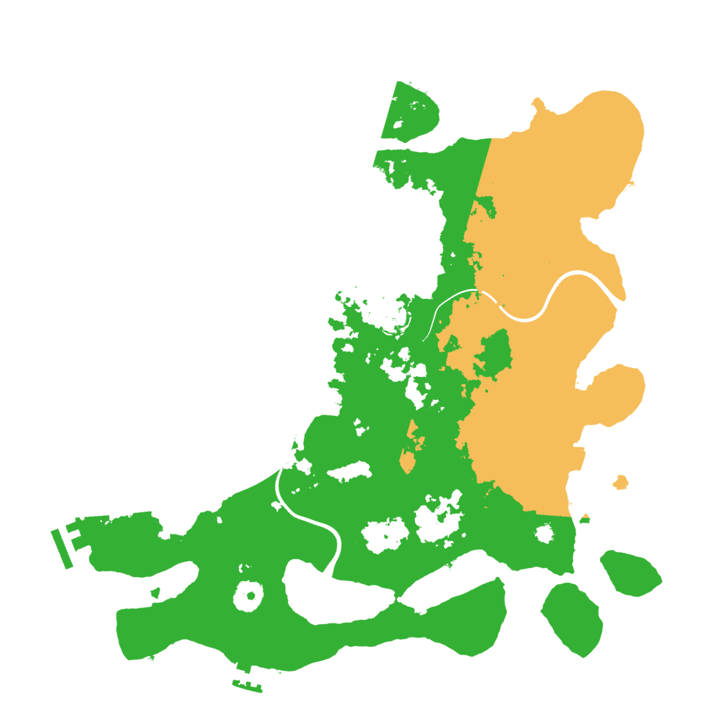 Biome Rust Map: Procedural Map, Size: 3500, Seed: 1857694428