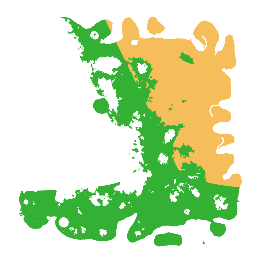 Biome Rust Map: Procedural Map, Size: 4650, Seed: 123456