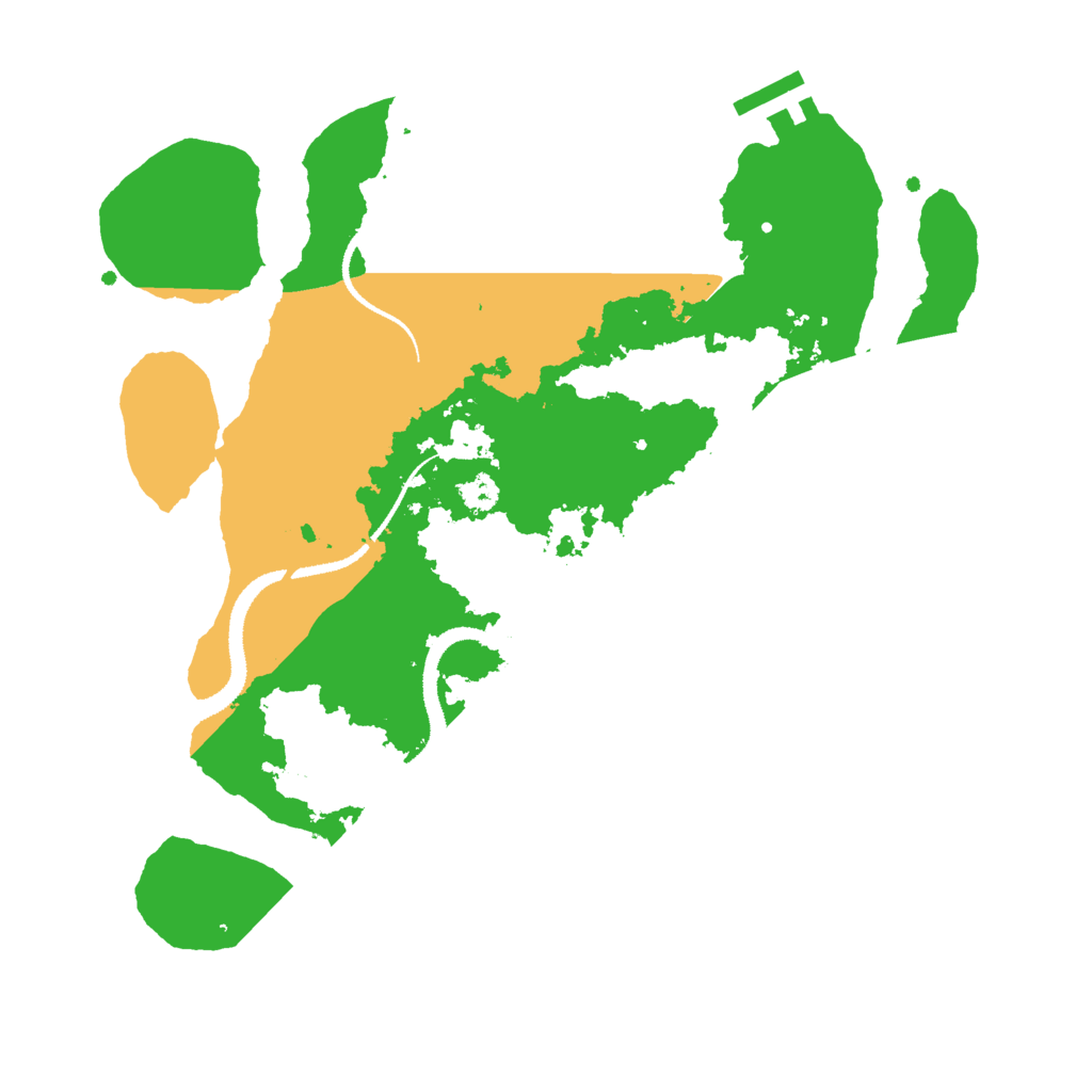 Biome Rust Map: Procedural Map, Size: 3000, Seed: 34732