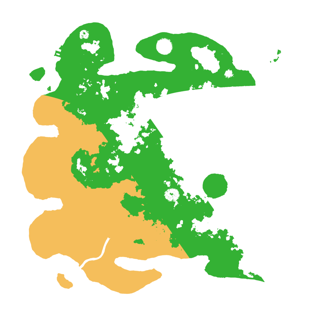 Biome Rust Map: Procedural Map, Size: 3500, Seed: 2061091104