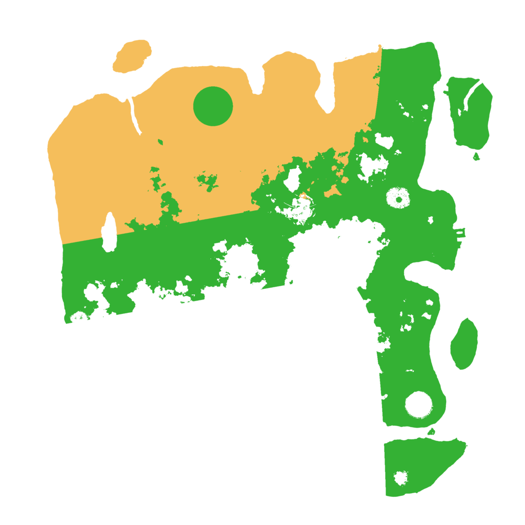 Biome Rust Map: Procedural Map, Size: 3500, Seed: 112044993