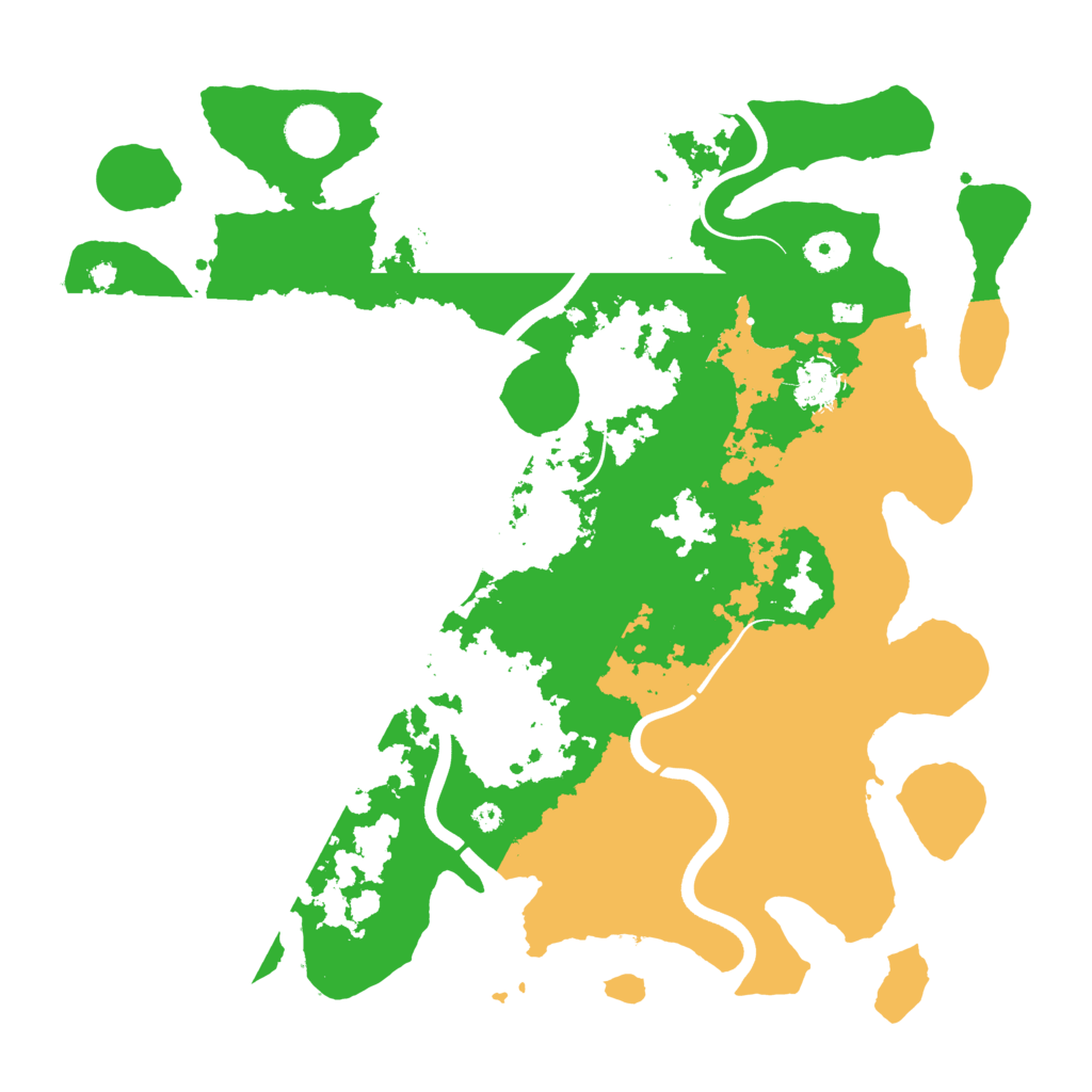 Biome Rust Map: Procedural Map, Size: 3850, Seed: 910670435