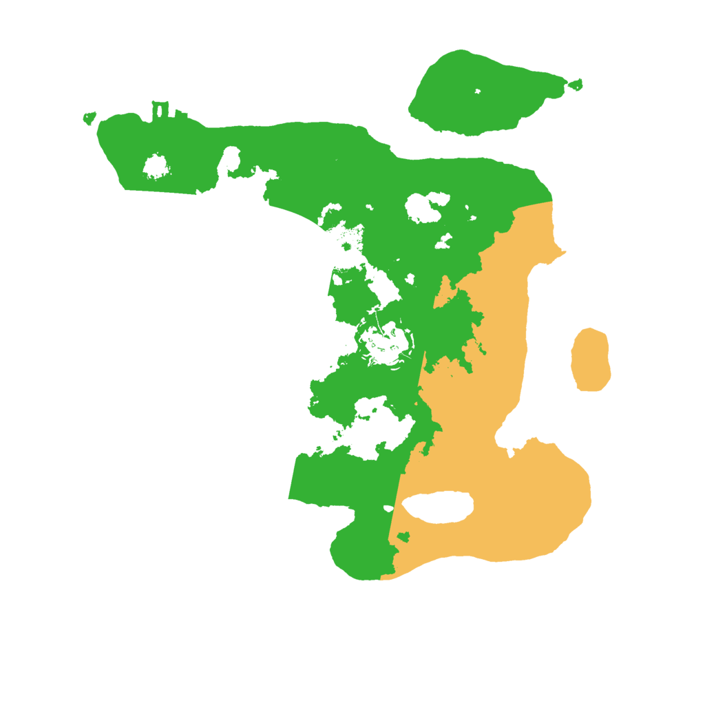 Biome Rust Map: Procedural Map, Size: 2600, Seed: 4204260