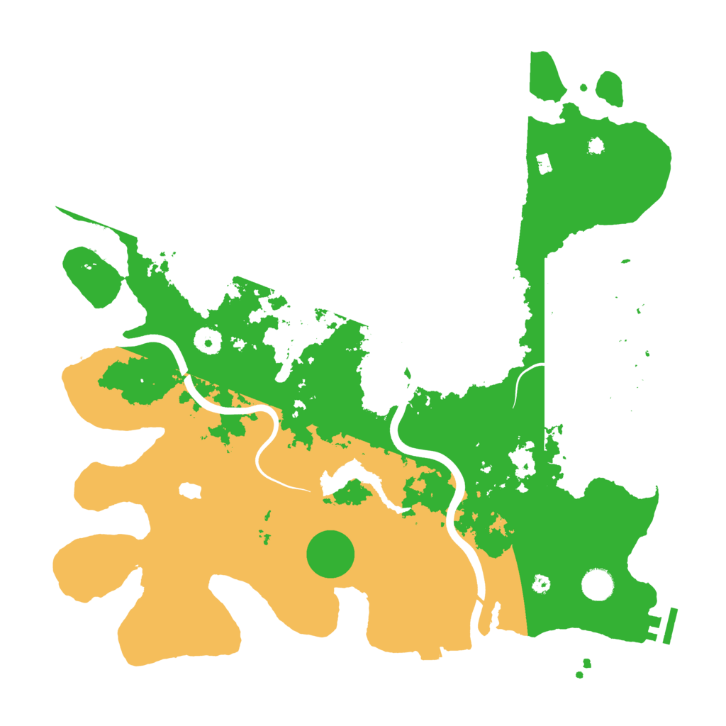 Biome Rust Map: Procedural Map, Size: 4000, Seed: 160021767