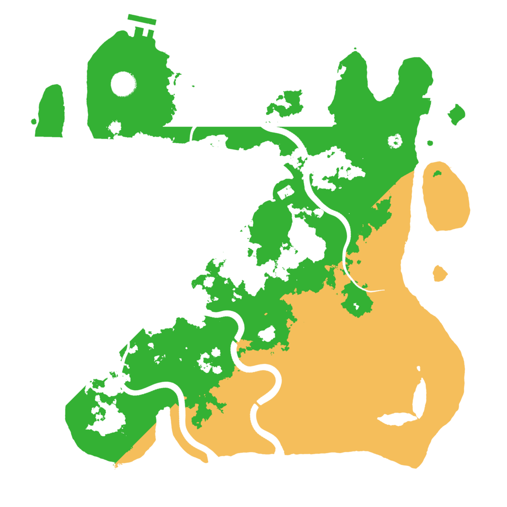 Biome Rust Map: Procedural Map, Size: 3600, Seed: 171105140