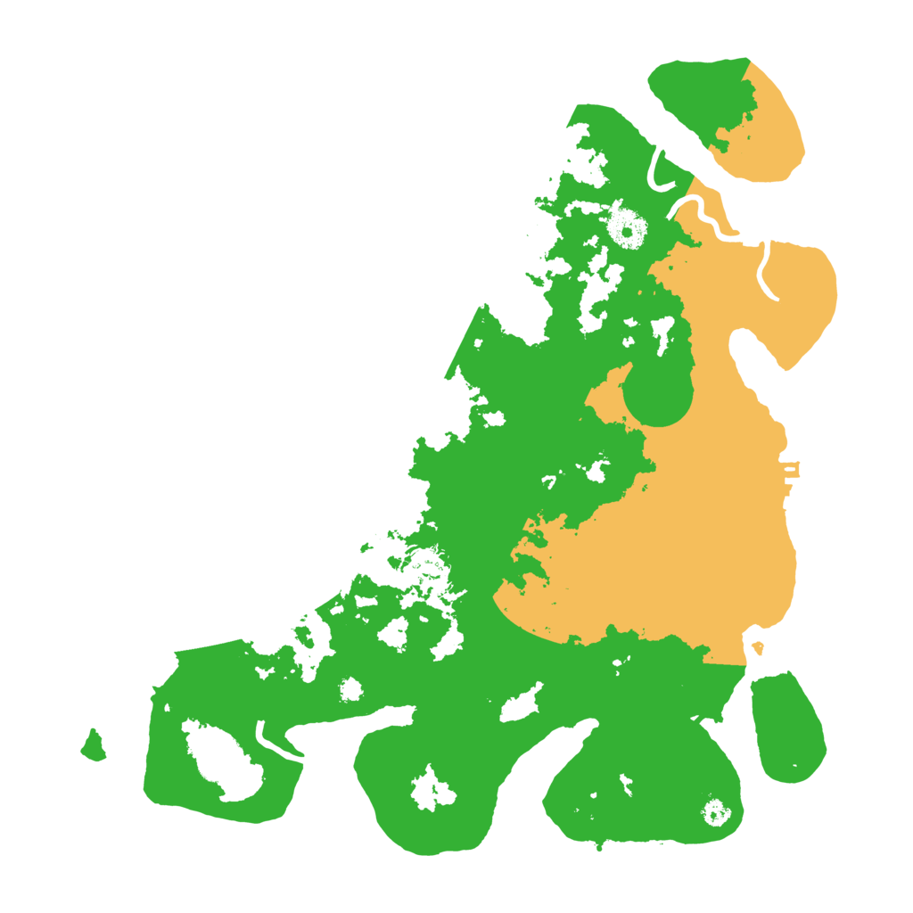 Biome Rust Map: Procedural Map, Size: 3500, Seed: 86756432