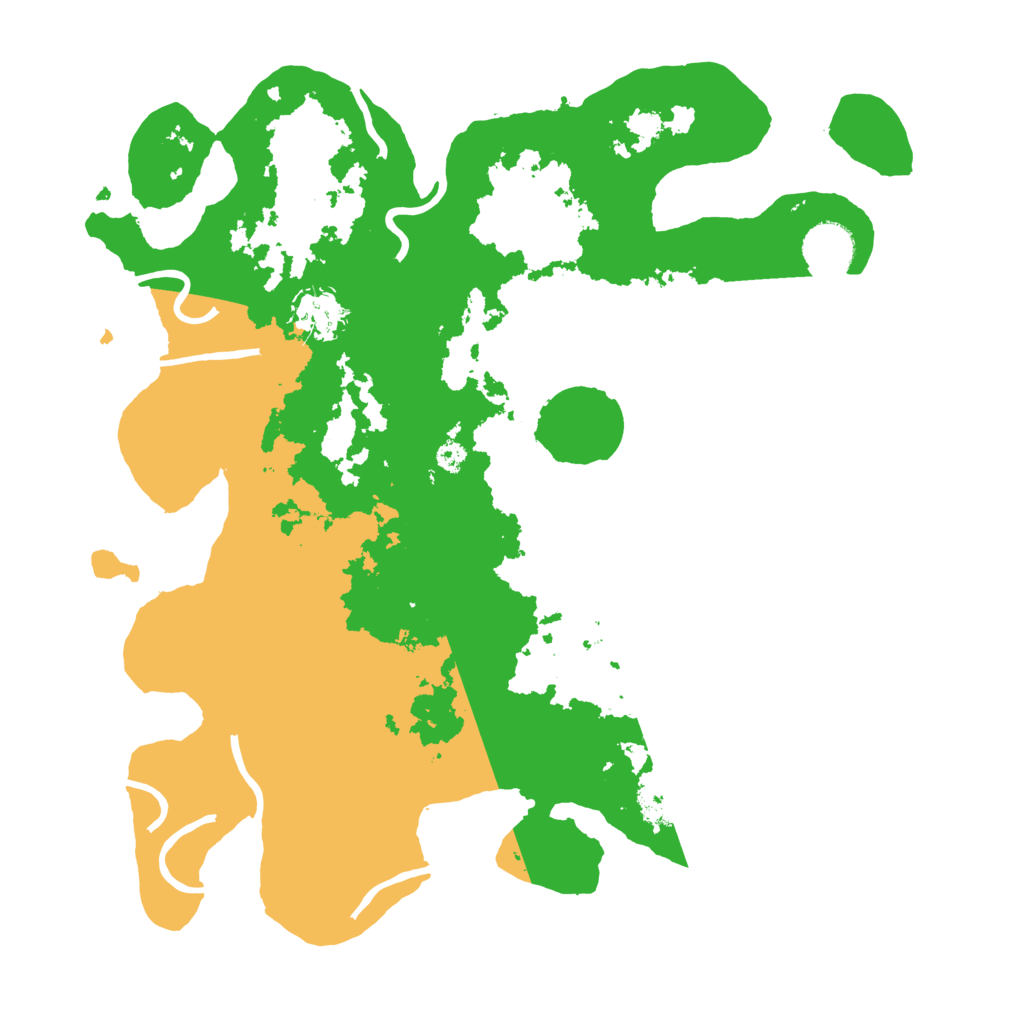 Biome Rust Map: Procedural Map, Size: 3500, Seed: 21523