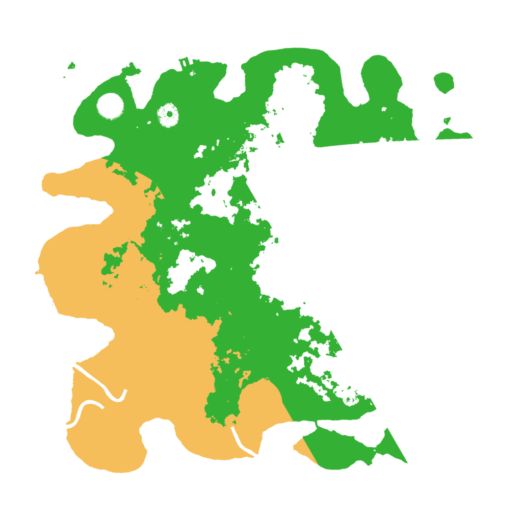 Biome Rust Map: Procedural Map, Size: 3500, Seed: 1535089221