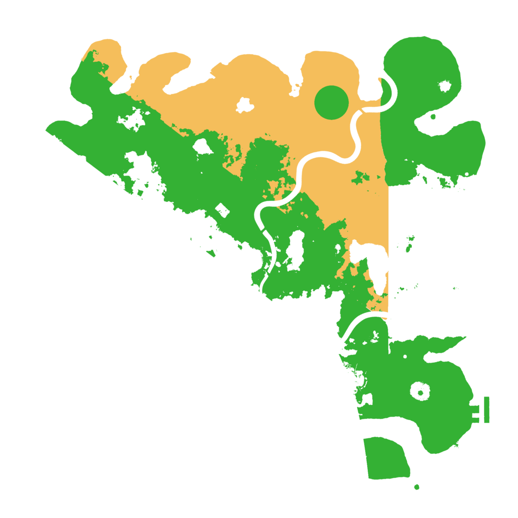 Biome Rust Map: Procedural Map, Size: 4000, Seed: 142494400