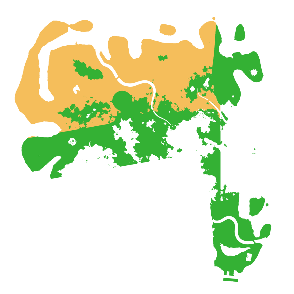 Biome Rust Map: Procedural Map, Size: 4000, Seed: 642988277
