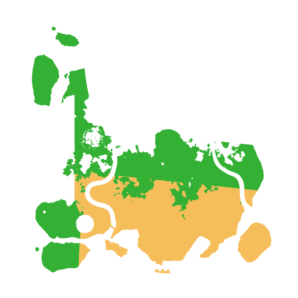 Biome Rust Map: Procedural Map, Size: 3000, Seed: 1324595903